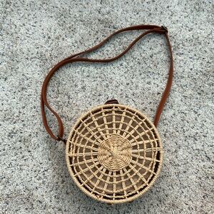 SOLD Shein Rattan Mini-Purse
